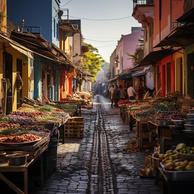 Colorful Markets of Puebla Puebla Photo