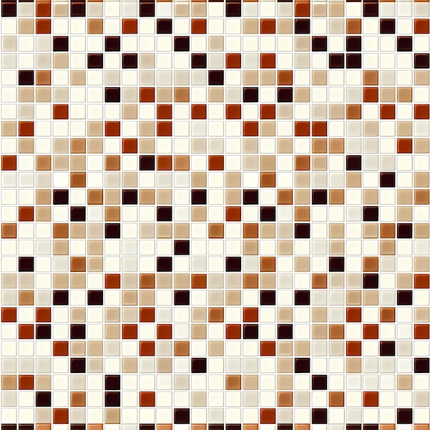 Photo a colorful mosaic of tiles with a pattern of squares and the word  in the middle