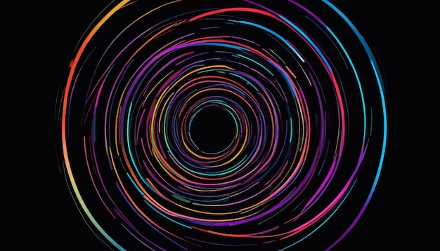 Colorful Motion Art A Kaleidoscopic Journey through Space