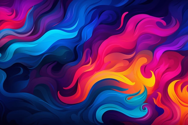 Colorful multi colored blurred gradient abstract background for your design