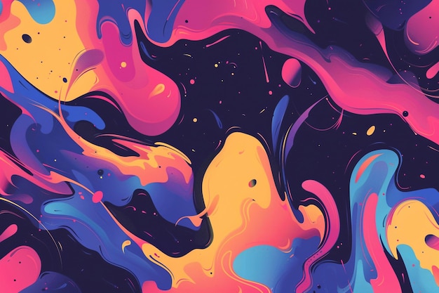 Colorful music background