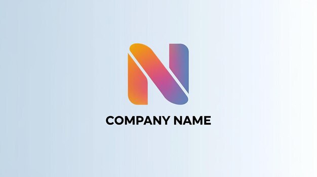 Photo colorful n logo design n logo