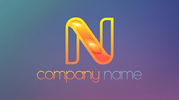 Photo colorful n logo design n logo