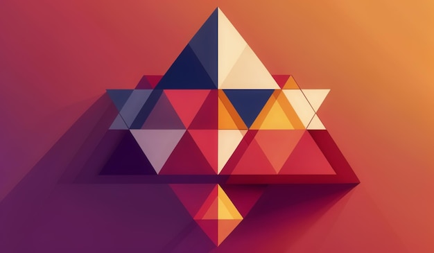 a colorful and orange wall with a geometric design that says  the letter a