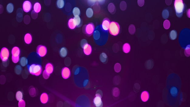 Colorful orbs blurred background Bokeh