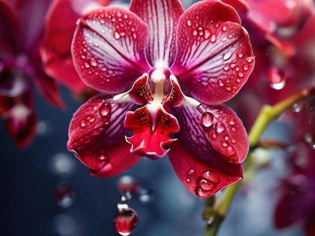 colorful Orchid flower for spring