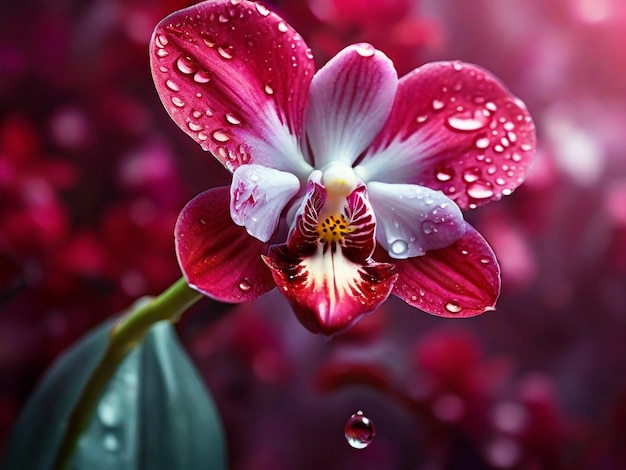 colorful Orchid flower for spring