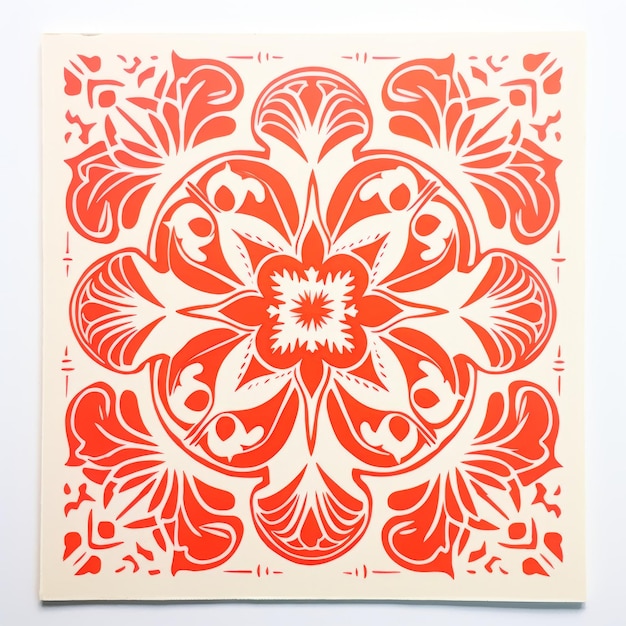 Colorful Ornamental Tile Design Inspired By Shepard Fairey And Aaron Douglas