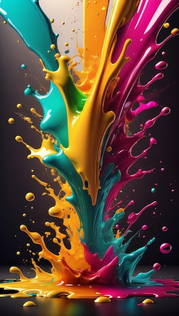 Colorful Paint Splash