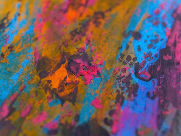 Colorful paint texture