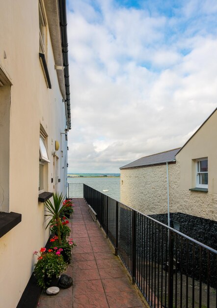 Colorful painted houses in Appledore Devon