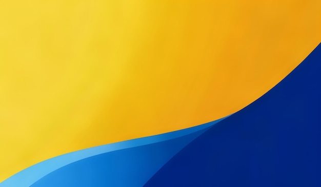 a colorful painting of a blue yellow and orange color