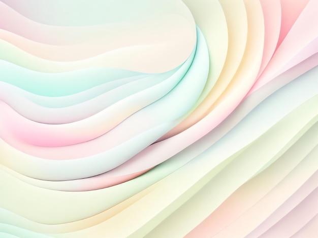 A colorful paper background with a wavy pattern.