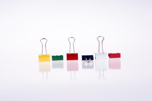 Colorful paper clips