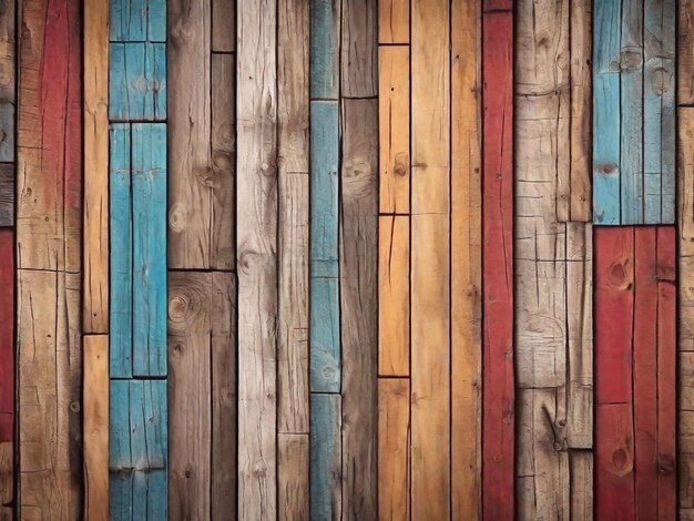 Colorful pastel wooden background abstract wood plank texture