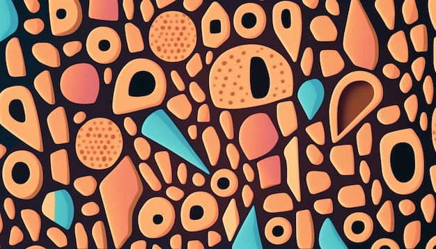 colorful pattern illustration background