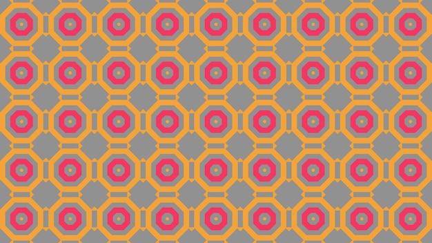 A colorful pattern with circles and a background.