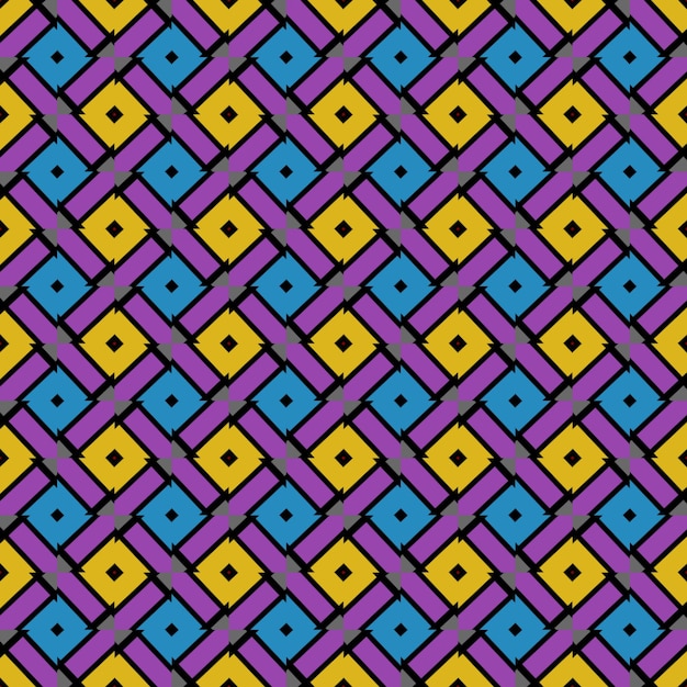 A colorful pattern with squares and squares.