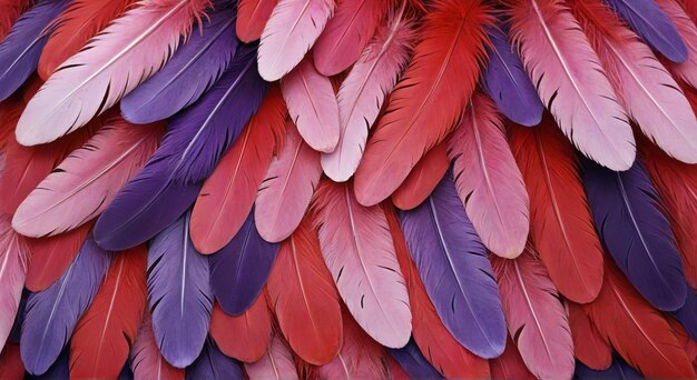 a colorful peacock with purple feathers and red feathers