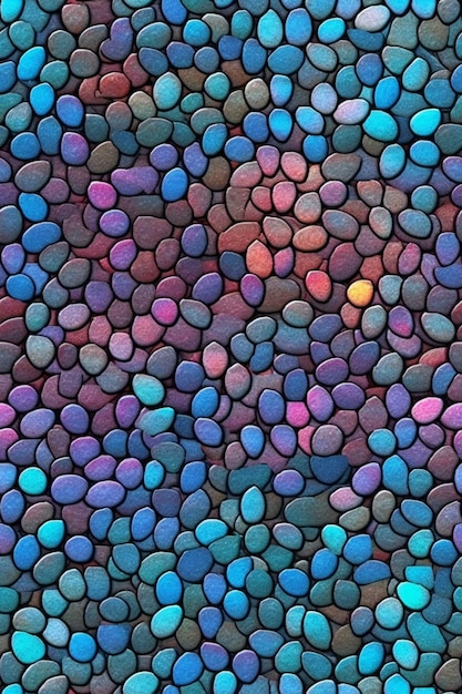 Colorful pebble stones background Abstract background for design