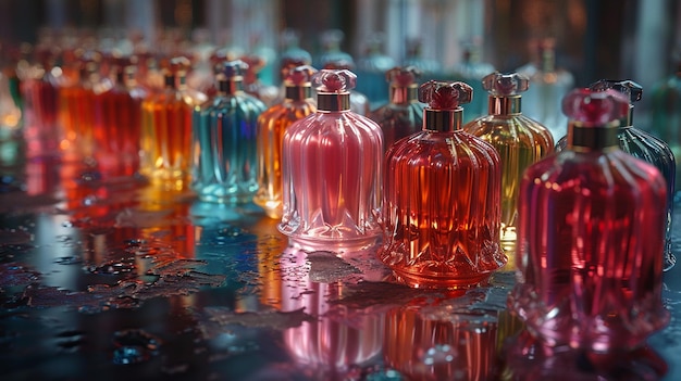 Colorful Perfume Bottles