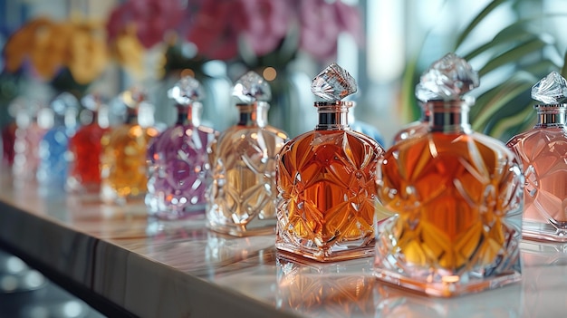 Colorful Perfume Bottles