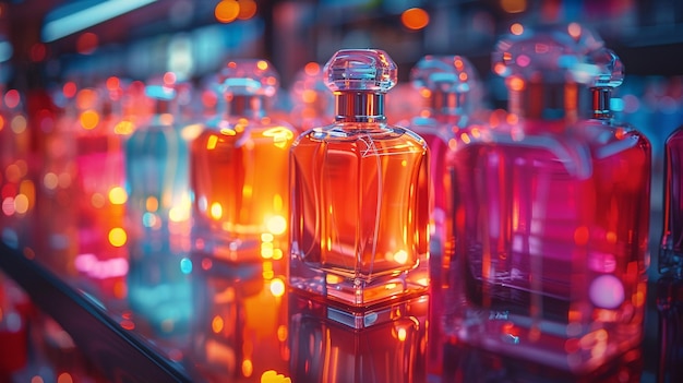 Colorful Perfume Bottles