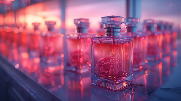 Colorful Perfume Bottles