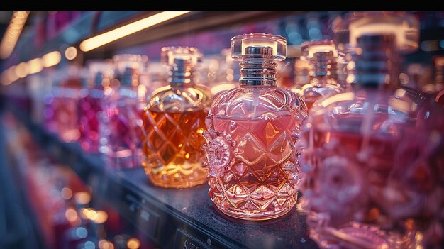 Colorful Perfume Bottles