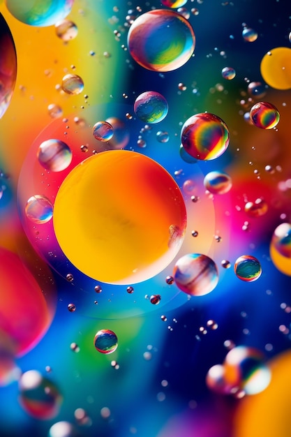 a colorful picture of a rainbow colored ball with the word quot on it