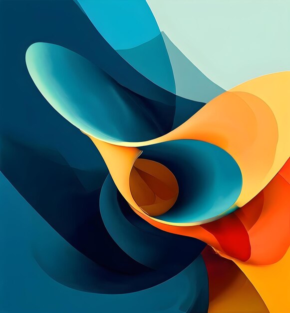 a colorful picture of a spoon and a colorful background