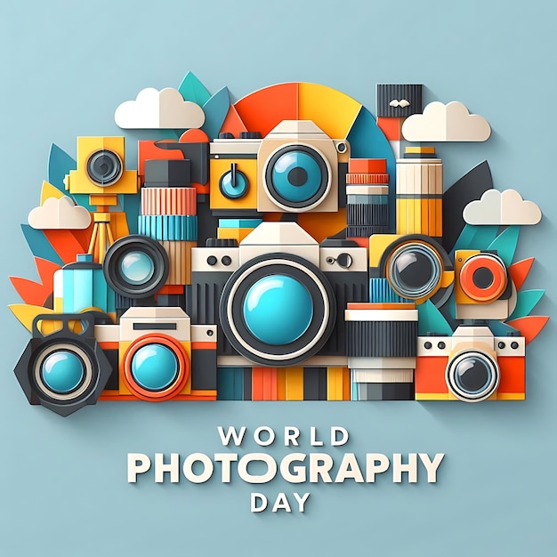 a colorful picture of a world photograph made by photographer