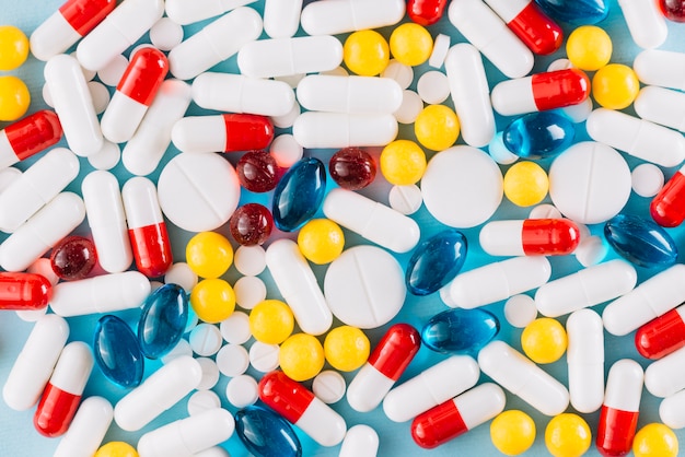 Colorful pills