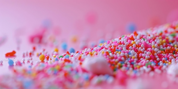 Colorful Pink Sprinkles