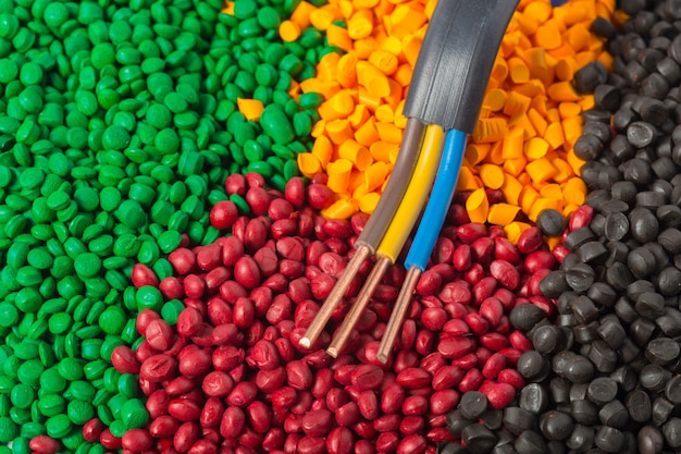 Colorful Plastic Polymer Granules for cable