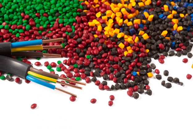 Colorful Plastic Polymer Granules for cable