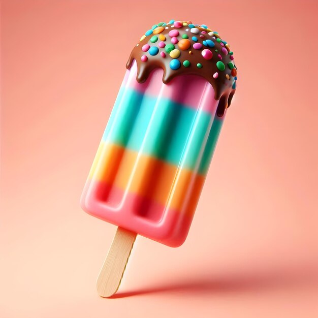 Colorful Popsicle