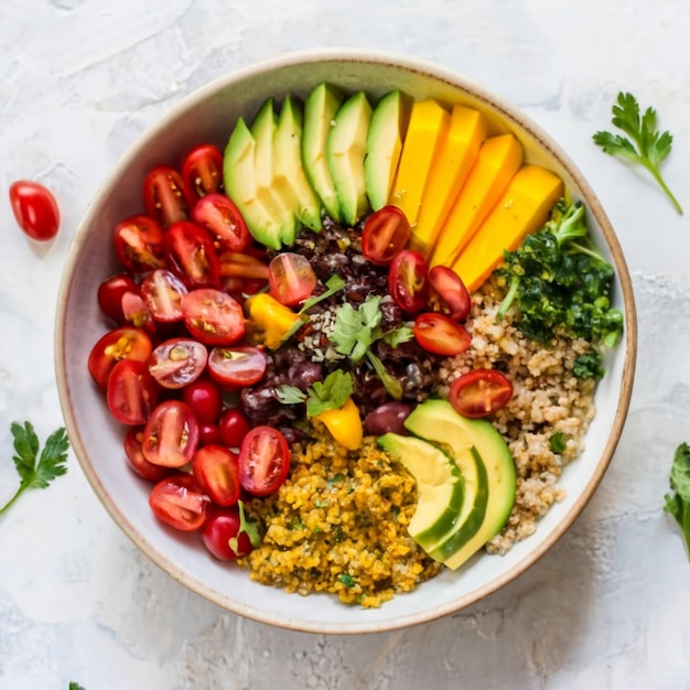 Colorful Quinoa Bowl