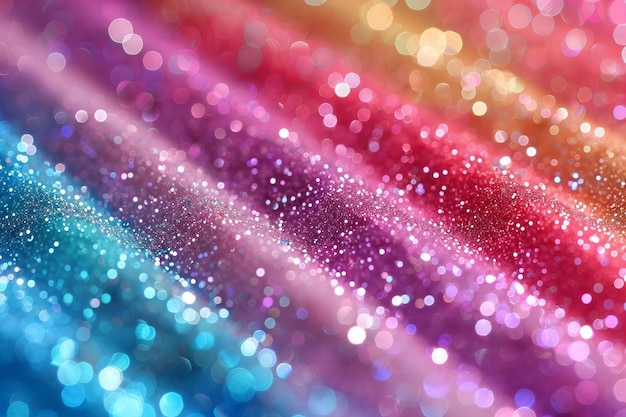 Colorful rainbow pastel glitter sugar background