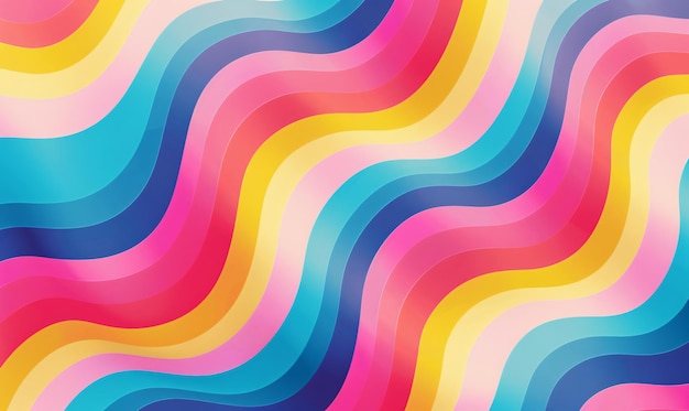 Colorful Rainbow Swirls A Vibrant Tribute to LGBTQ Pride Month Generative AI