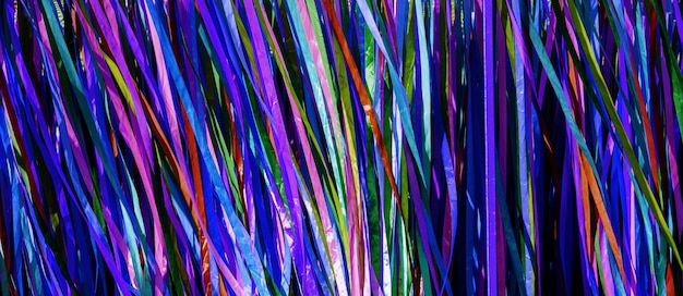 Colorful ribbon background