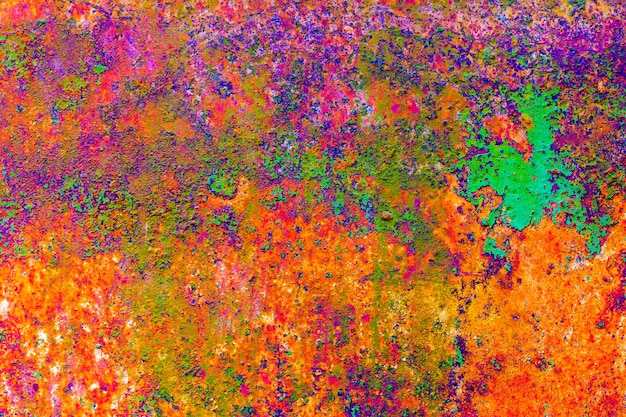 colorful rusty metal surface background