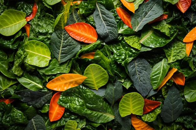 Colorful Salad Mix Background