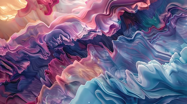 a colorful series of colors is created by the artist