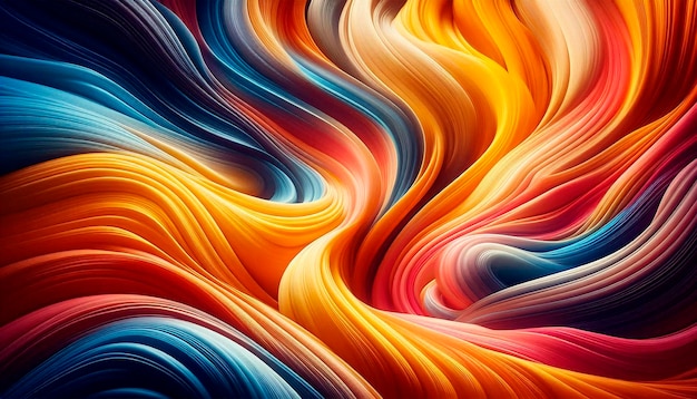 a colorful series of waves with the words  the word  on the bottom