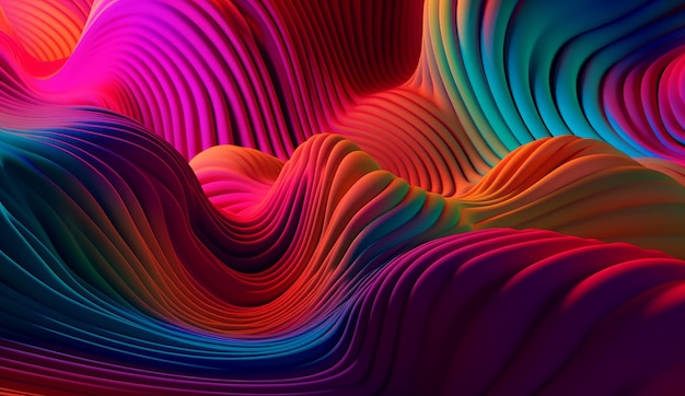 A colorful shapes texture image generative AI