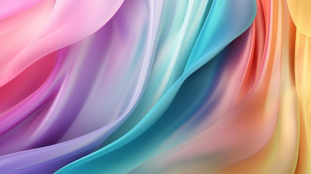 Colorful Silk Background