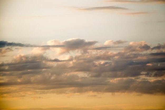 Colorful sky with clouds