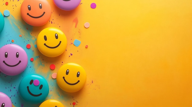 Colorful Smiley Balls