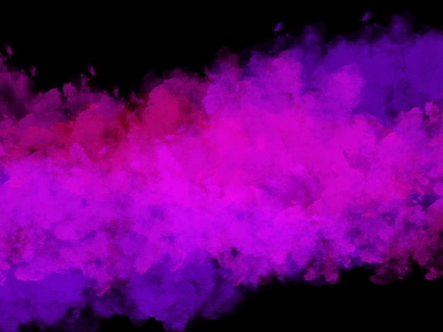 Colorful smoke on dark background